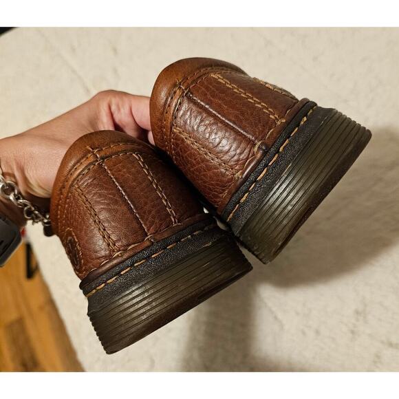 Dr. Martens Brown Leather Tevin 10M Round Toe Loafers. Sturdy. Comfy. WORK‎ 0193 - Picture 10 of 13